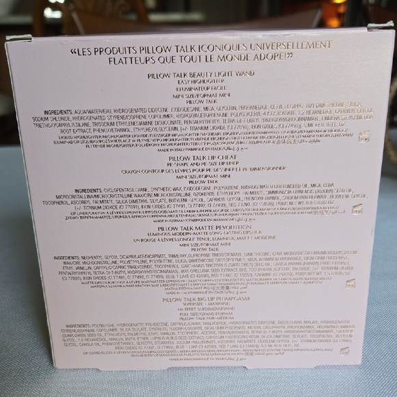 NIB Charlotte Tilbury 4 Piece Pillow Talk Iconic Lip and Cheek Set - Picture 2 of 6